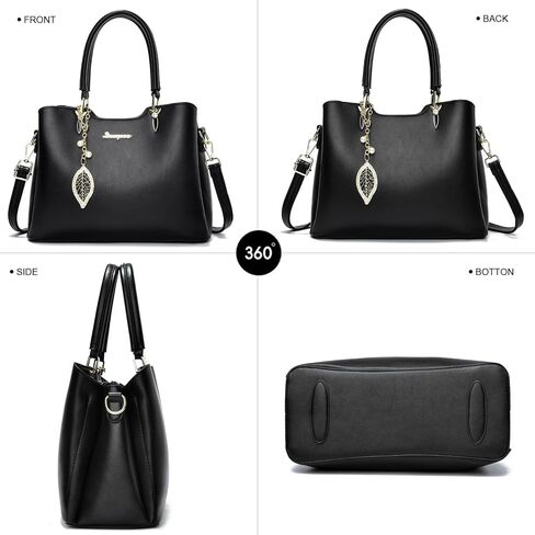 SiMYEER Satchel Purses and Handbags for Women PU Leather Tote Top Handle Shoulder Bags Ladies Crossbody Bags in Kuwait