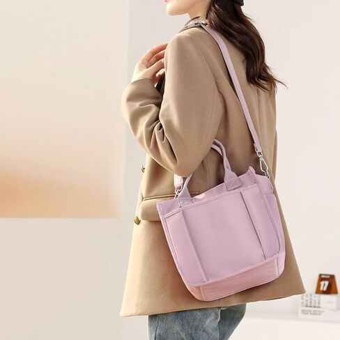 ChuLian Tote Bag For Women Nylon Shoulder Bag Purse Fashion Crossbody Tote Bag Satchel Handbags Zipper Closure Travel Casual in Kuwait