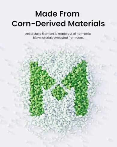 AnkerMake PLA+ خيوط طباعة حريرية ثلاثية الأبعاد، خيوط AnkerMake الرسمية، عبوتان، 4.4 رطل / 2 كجم، نسيج حريري فاخر، ناعم، مصمم للطباعة عالية السرعة - ذهبي حريري in Kuwait