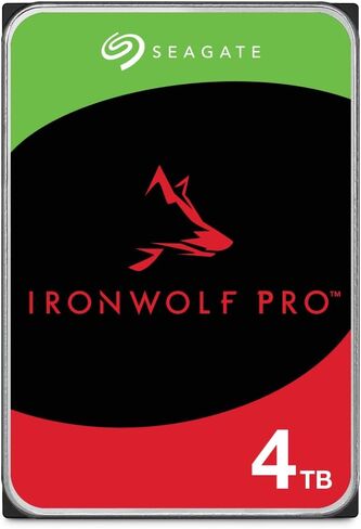 Seagate IronWolf Pro 4TB NAS Internal Hard Drive 3.5 Inch SATA 6Gb/s 7200 RPM 128MB Cache ST4000NE001 (Renewed) in Saudi Arabia