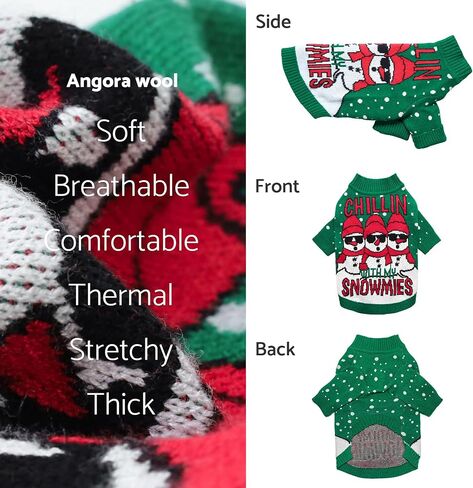 Fitwarm Pumpkin Dog Sweater, Thanksgiving Outfit for Small Dogs Boy Girl, Pet Outfit, Orange, Beige, Medium in Saudi Arabia