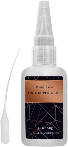 Glass Glue, CA Super Glue for Rubber, Low Viscosity Instant Strong Glue for Wood, Glass, Ceramic, Metal, Plastic, Rubber, Jewelry Rhinestones,DIY Craft,50g in Saudi Arabia