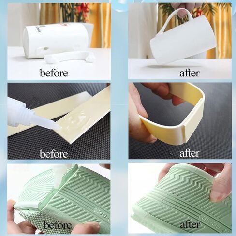 Glass Glue, CA Super Glue for Rubber, Low Viscosity Instant Strong Glue for Wood, Glass, Ceramic, Metal, Plastic, Rubber, Jewelry Rhinestones,DIY Craft,50g in Saudi Arabia