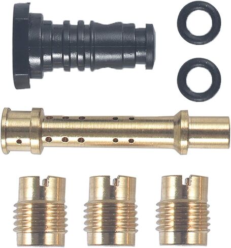 طقم مهايئ فلتر هواء مطور 62 مم لـ Predator 196cc 212cc لـ Coleman CT200U BT200X لـ Baja Warrior MB200 GX390 GX160 GX200 Clone Engine Parts Mini Bike Go Kart أسود in Kuwait