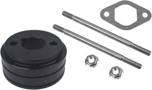 طقم مهايئ فلتر هواء مطور 62 مم لـ Predator 196cc 212cc لـ Coleman CT200U BT200X لـ Baja Warrior MB200 GX390 GX160 GX200 Clone Engine Parts Mini Bike Go Kart أسود in Kuwait