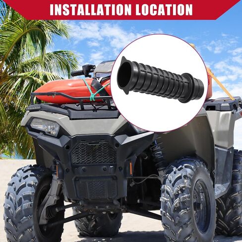 حذاء كاربوريتر ATV لـ Polaris Sportsman 500 HO HD 2013 / متين/مطاط / قطعة واحدة/أسود in Saudi Arabia