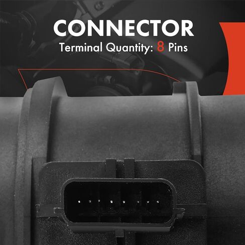 مقياس مستشعر تدفق الهواء الشامل A-Premium متوافق مع Ram 1500 2014 2015 2016 2017 2018 V6 3.0L ديزل، 8 دبابيس، استبدال #281006340 in Kuwait
