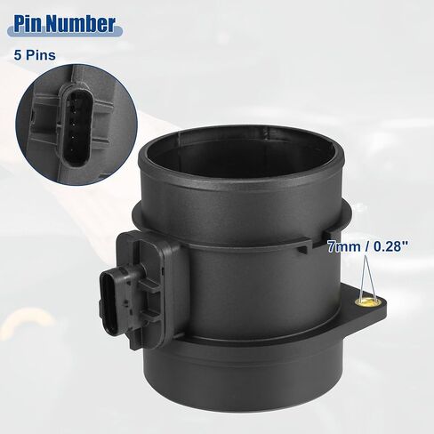 ACROPIX Car Mass Air Flow MAF مستشعر تدفق الهواء مناسب لشركة HYUNDAI SANTA FE 2013-2015 No.281642F000 - حزمة من 1 in Kuwait