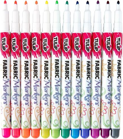 Tulip Fabric Markers Neon 12pk in Saudi Arabia