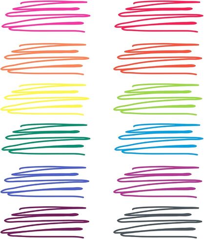 Tulip Fabric Markers Neon 12pk in Saudi Arabia