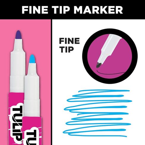 Tulip Fabric Markers Neon 12pk in Saudi Arabia