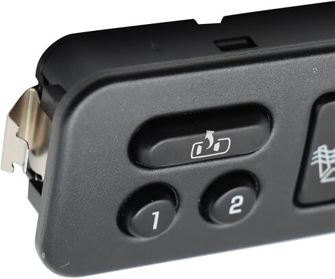 Nakkaa 15116862 Seat Heating Switch Controls Driver's Side Compatible with Escalade Tahoe Yukon Avalanche 1500 2500 2003-2006 Black SW8420 15179136 901-196 in Saudi Arabia