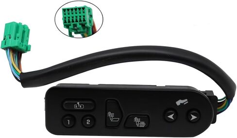 Nakkaa 15116862 Seat Heating Switch Controls Driver's Side Compatible with Escalade Tahoe Yukon Avalanche 1500 2500 2003-2006 Black SW8420 15179136 901-196 in Saudi Arabia