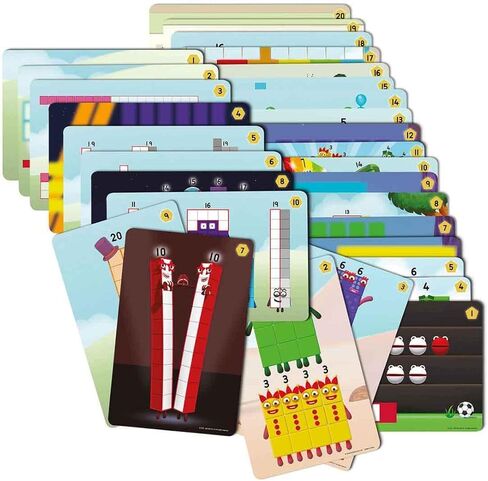 Learning Resources MathLink Cubes Numberblocks 11-20 Activity Set, 30 Activities Linked to TV Episodes, 155 Cubes & More, Ages 3+,27 x 20.5 x 5.6 Centimeters in Saudi Arabia
