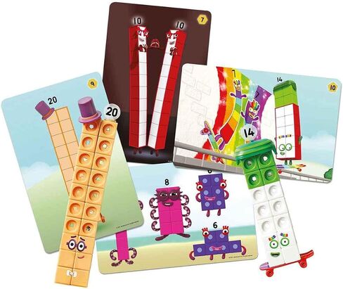 Learning Resources MathLink Cubes Numberblocks 11-20 Activity Set, 30 Activities Linked to TV Episodes, 155 Cubes & More, Ages 3+,27 x 20.5 x 5.6 Centimeters in Saudi Arabia