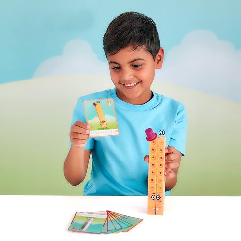 Learning Resources MathLink Cubes Numberblocks 11-20 Activity Set, 30 Activities Linked to TV Episodes, 155 Cubes & More, Ages 3+,27 x 20.5 x 5.6 Centimeters in Saudi Arabia