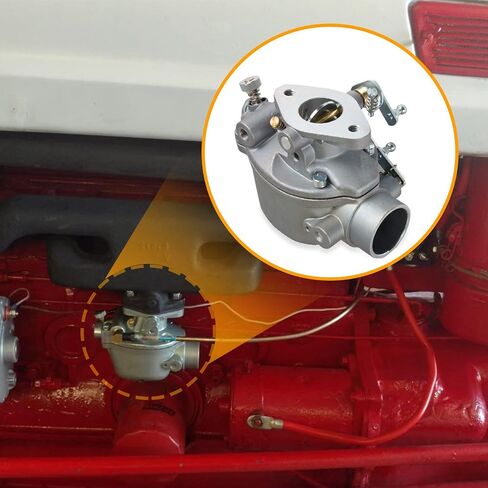 RANSOTO TSX428 Carburator Tractor Carb متوافق مع Ford NAA NAB Jubilee 600 650 700 800 850 جرار مع 134 محرك غاز CID Marvel Schebler TSX428 مع حشوات استبدال B2NN9510A EAE9510C 155439 in Saudi Arabia