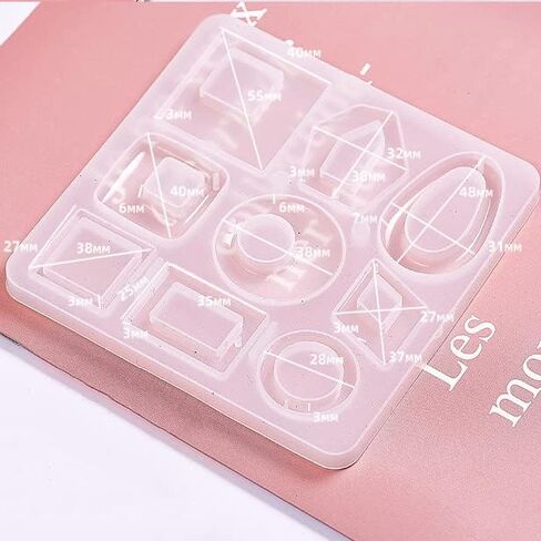 قوالب راتنجات الإيبوكسي سيليكون، مجموعات راتنج للمبتدئين، 143 قطعة من إكسسوارات الراتنج، مجموعة صنع مجوهرات الراتنج، قالب راتنج، قوالب لصب الراتنج، أقراط متدلية، خطافات سوار، مصنوعات راتينج in Kuwait