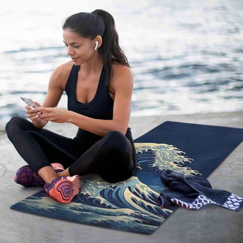 Skull Yoga Mat for Women Men 71" x 26" Non Slip Exercise & Fitness Mat 1mm Thick Workout Mat for Yoga, Pilates, Come with Storage Bag in Saudi Arabia