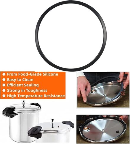 (2 قطعة) حشية بديلة لطباخ الضغط ميرو S-9882 لطباخ ضغط ميرو 12qt/16qt/22qt موديل M-0512، M-0522، M-0312، M-0416، M-0622 in Kuwait