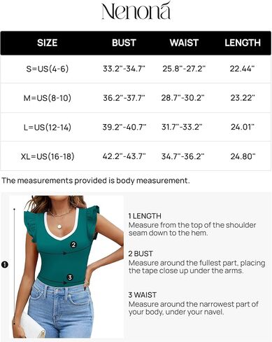 تي شيرت نسائي صيفي برقبة على شكل حرف V من NENONA وأكمام قصيرة ومضلعة للعمل كاجوال in Kuwait