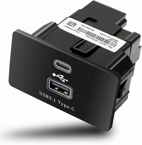 Carplay USB Interface Hub USB + Type-C Module HC3Z-19A387-B-G متوافق مع Ford Lincoln SYNC 3 الإصدار 3.4، مناسب لأجهزة Apple Android، ويدعم الشحن السريع in Kuwait