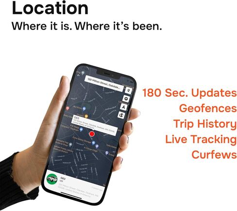 GPS Tracker for Vehicles No Monthly Fee, No Subscription, SIM and Data Included, 4G, Vehicle Location, Trip History, Alerts, GeoFence, USA Developed, Mini Magnetic Portable, Moto Watchdog in Saudi Arabia