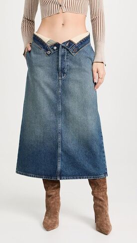 EB Denim Women's Madison Maxi Skirt in Saudi Arabia