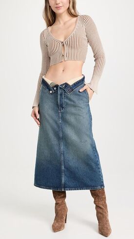 EB Denim Women's Madison Maxi Skirt in Saudi Arabia