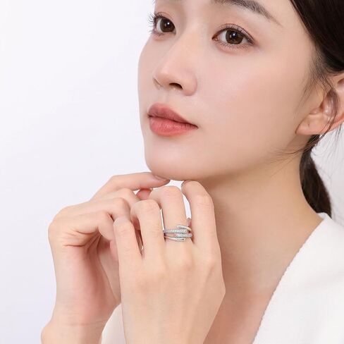 Meissa Thumb Ring for Women 925 Sterling Silver Open Front Ring Hug Ring Handmade Chunky Bands Gold Plated Ring Size Adjustable, Gold in Saudi Arabia