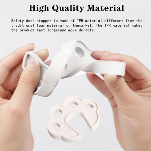 YARZFERI 2 PCS Door Pinch Guard Cute Door Slam Stopper Door Finger Guards Finger Protectors for Baby Safety at Home, Baby Proofing Door Finger Guard in Kuwait