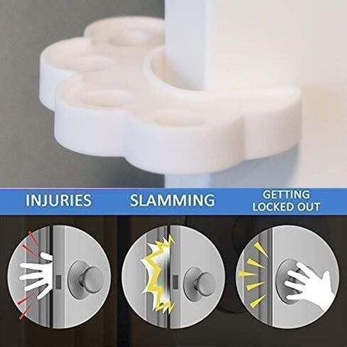 YARZFERI 2 PCS Door Pinch Guard Cute Door Slam Stopper Door Finger Guards Finger Protectors for Baby Safety at Home, Baby Proofing Door Finger Guard in Kuwait