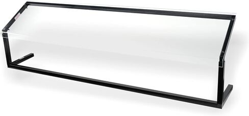 Carlisle FoodService Products Buffet Bar Adjustable Sneeze Guard for Catering, Buffets, Restaurants, Plastic, 73.25 Inches, Black in Saudi Arabia