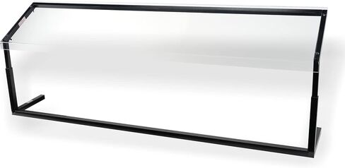 Carlisle FoodService Products Buffet Bar Adjustable Sneeze Guard for Catering, Buffets, Restaurants, Plastic, 73.25 Inches, Black in Saudi Arabia
