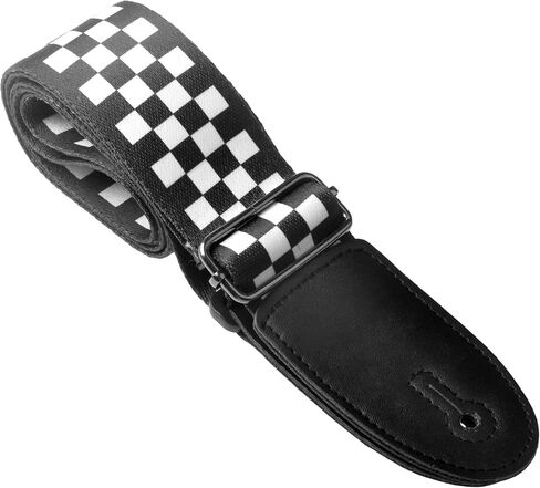 AZOR Guitar Straps for Acoustic Electric Guitar Bass, Vintage Woven Guitar Strap Adijustable with Genuine Leather Ends,Come with Strap Button 1 Pair Strap Locks and 3 Guitar Picks(21030) in Saudi Arabia