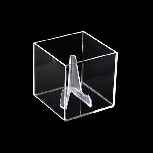حافظة عرض من الأكريليك الشفاف من AnRui للمقتنيات التذكارية، علبة عرض حامل حلقة بيسبول مكعبة، صندوق تخزين مربع صغير لشخصيات الحركة، الصور، الكريستال، المجوهرات، عرض الحلوى in Kuwait