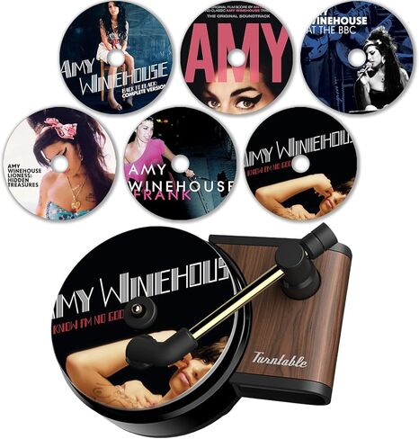 Car Air Freshener Winehouse Album Cover 6pcs, Car Vent Clip Air Diffuser, Record Player Car Fresheners for Women and Men, Air Freshener Car Accessories for Music Fans Gift in Kuwait