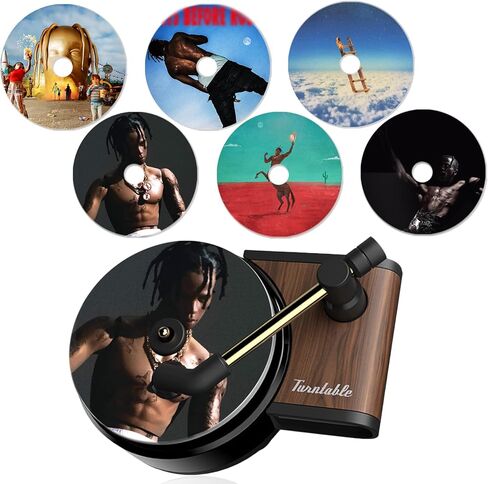 Car Air Freshener Scott Album Cover 6pcs, Car Vent Clip Air Diffuser, Record Player Car Fresheners for Women and Men, Air Freshener Car Accessories for Music Fans Gift in Kuwait
