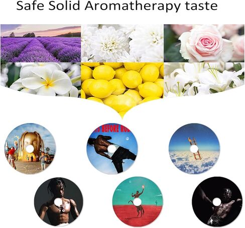 Car Air Freshener Scott Album Cover 6pcs, Car Vent Clip Air Diffuser, Record Player Car Fresheners for Women and Men, Air Freshener Car Accessories for Music Fans Gift in Kuwait