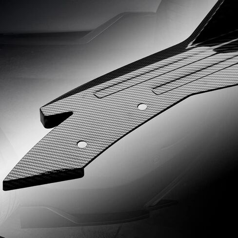 Blueshyhall سيارة المصد الخلفي ABS العالمي 1 زوج مصد الشفاه قطاع المفسد الجانب الحاجز تنورة الشفاه الفاصل المضادة للخدش حامي - ألياف الكربون in Kuwait