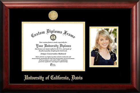Campus Images NCAA UC Davis Aggies Unisex University of California Davis Gold Embossed Diploma Frame with 5 x 7 Inches Portrait Gold Embossed Diploma Frame with 5 x 7 Inches Portrait Brown One Size in Saudi Arabia