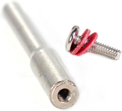 Bestgle 18 قطعة 25 مم/1 بوصة مجموعة متنوعة من الفرش الكاشطة بشعيرات نصف قطرية مختلطة مع 6 قطع مماسك 3 مم للأدوات الدوارة لتنظيف اللمسات النهائية وتلميع إزالة الأزيز، حبيبات 80/120/220/400/600/1000 in Kuwait