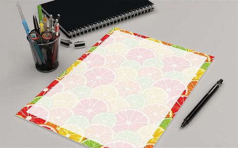 Citrus Stationery - 8.5 x 11-60 Letterhead Sheets - Fruit Letterhead (Citrus) in Saudi Arabia