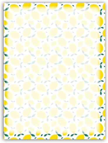 Citrus Stationery - 8.5 x 11-60 Letterhead Sheets - Fruit Letterhead (Citrus) in Saudi Arabia