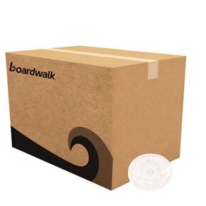 Boardwalk Crystal-Clear Cold Cup Straw-Slot Lids, Fits 9 oz to 10 oz Cold Cups, Plastic, Clear, 1,000/Carton in Kuwait