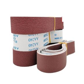 5 Pieces 50 x 915mm Sanding Belt. 2" x 36" Carborundum Sanding Screen for Metal Sanding Bands with Grit 60-1000(Blue (J87BT),5 Pieces Grit 80) in Kuwait
