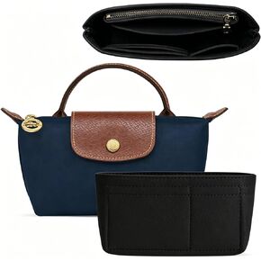 منظم حقيبة محفظة صغيرة لحقيبة حمل صغيرة من Longchamp، منظم حقيبة تخزين خجولة/ بطانة داخلية لحقيبة اليد in Kuwait