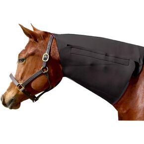 Intrepid International Neoprene Neck Horse Sweat for Horses, Black, Horse Size in Kuwait