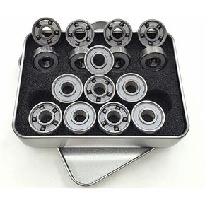 Bearings 16pcs 608 Si3n4 Ceramic Bearing 5 Balls Professional Inline Skates Skateboard 8mm Scooter in Saudi Arabia