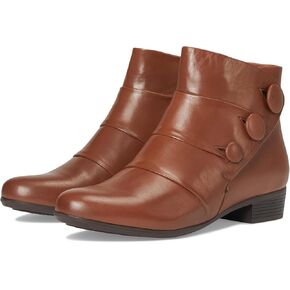Trotters Women's Mila Ankle Boot, Dark Brown, 10.5 Wide in Kuwait